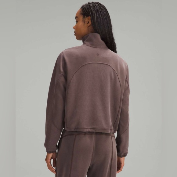 Brushed Softstreme Ribbed Half Zip. Espresso. New With Tags. RARE!!  Size 8 - Picture 2 of 10